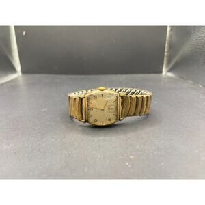 Vintage Elgin 1940's Gold Filled 15 Jewels W/ Kreisler 1/20 12kt GF Band